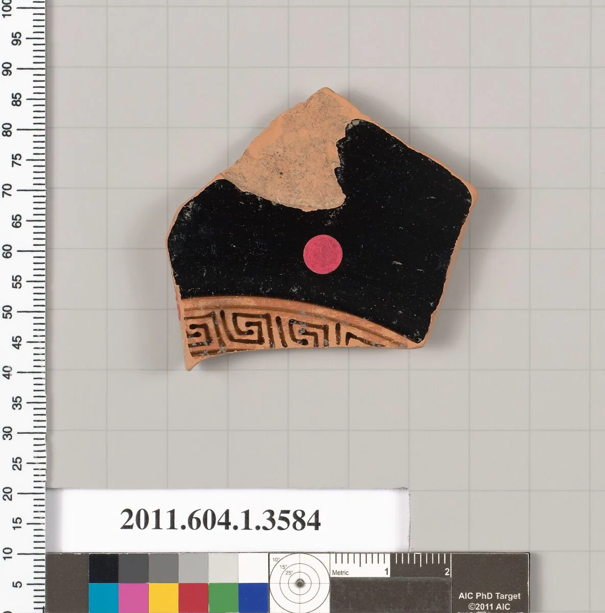 Terracotta fragment of a kylix (drinking cup) — Unknown