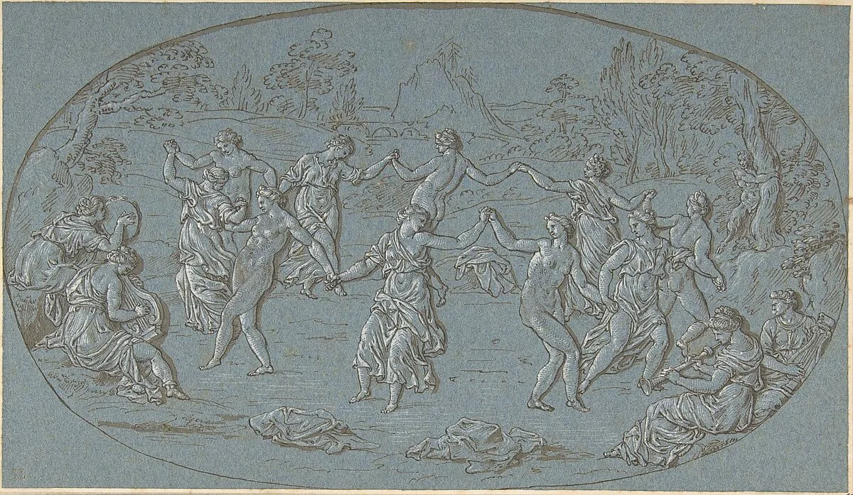 Dancing Nymphs in a Glade — Peter Paul Rubens|Bernard Picart|Guglielmo della Porta