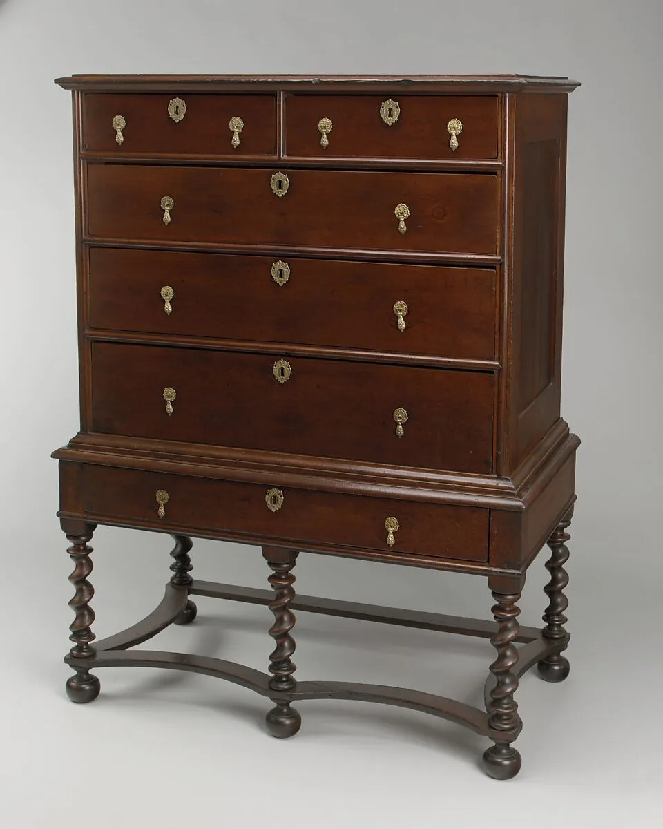 High chest of drawers — Unknown