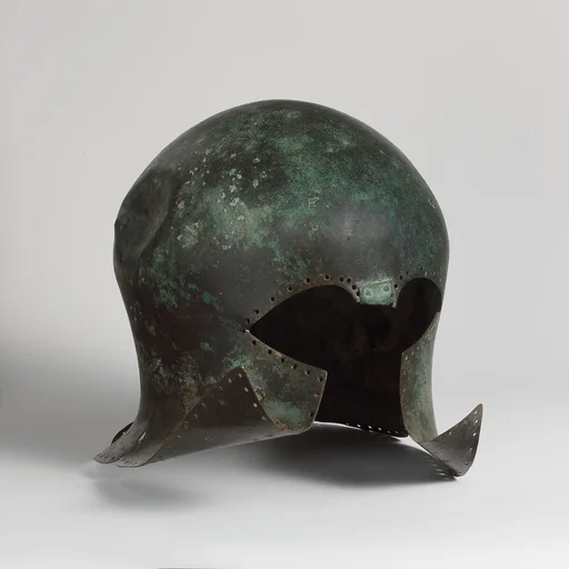 Bronze helmet of Corinthian type