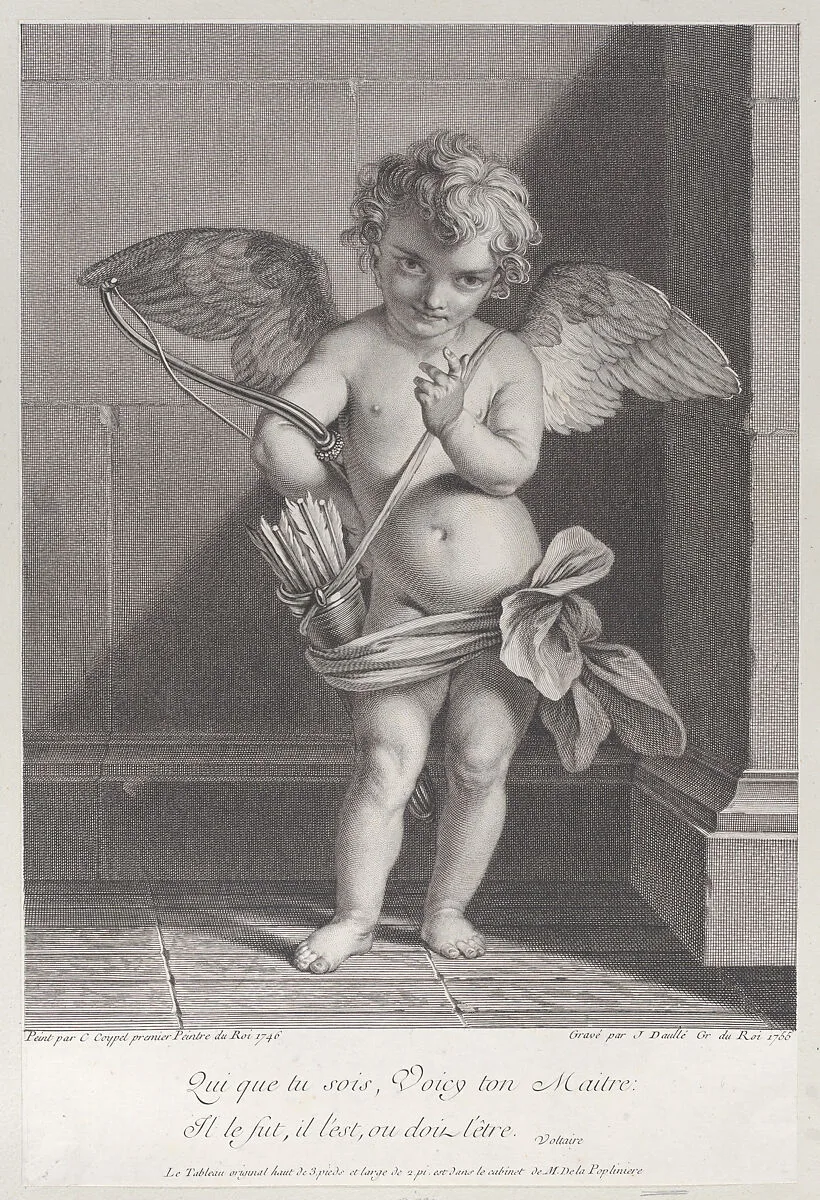 Cupid — Charles Antoine Coypel|Jean Daullé