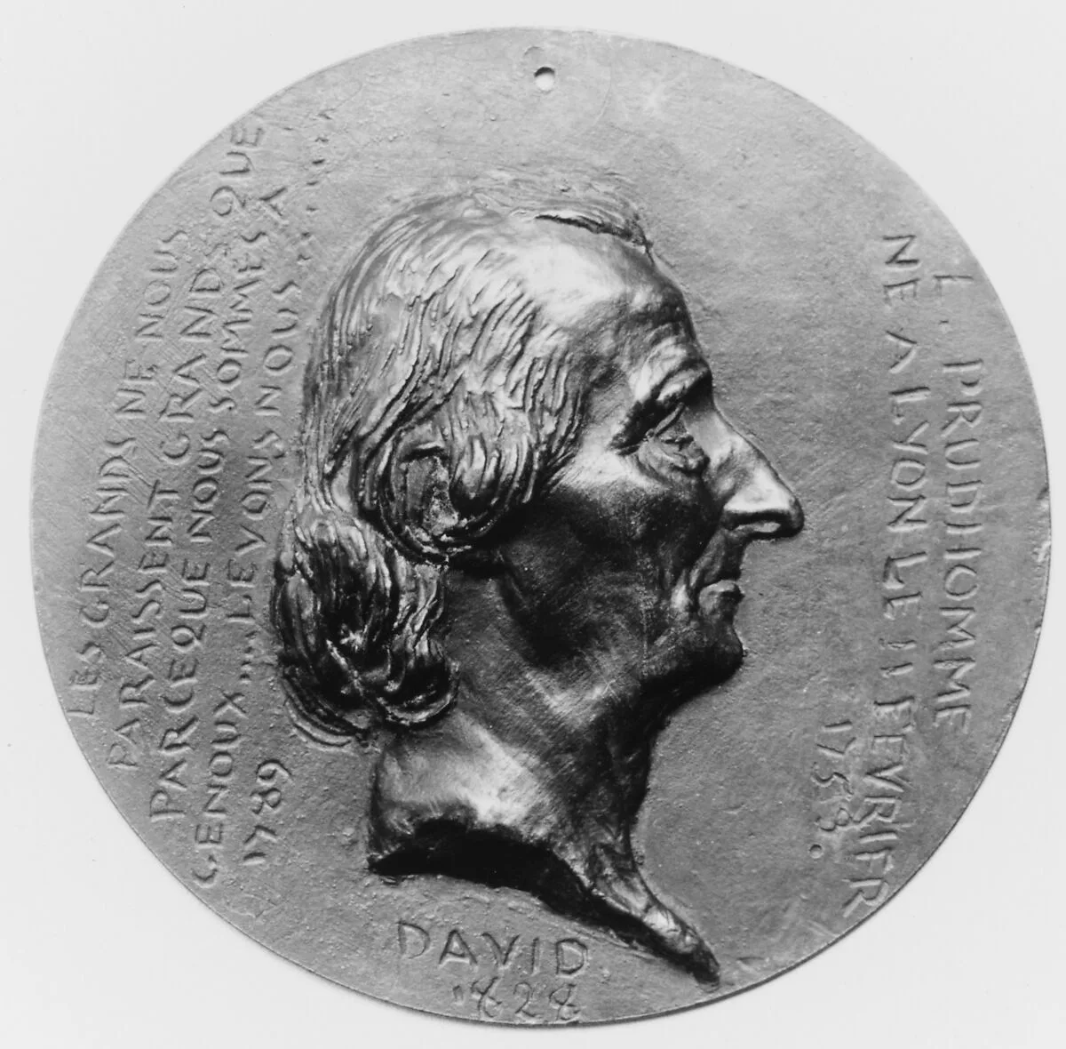 Louis Prudhomme (1752–1830), French journalist and pamphleteer — Pierre Jean David d'Angers