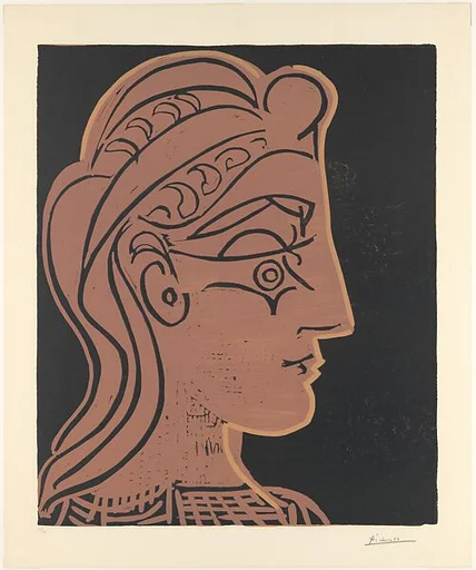 Head of a Woman in Profile