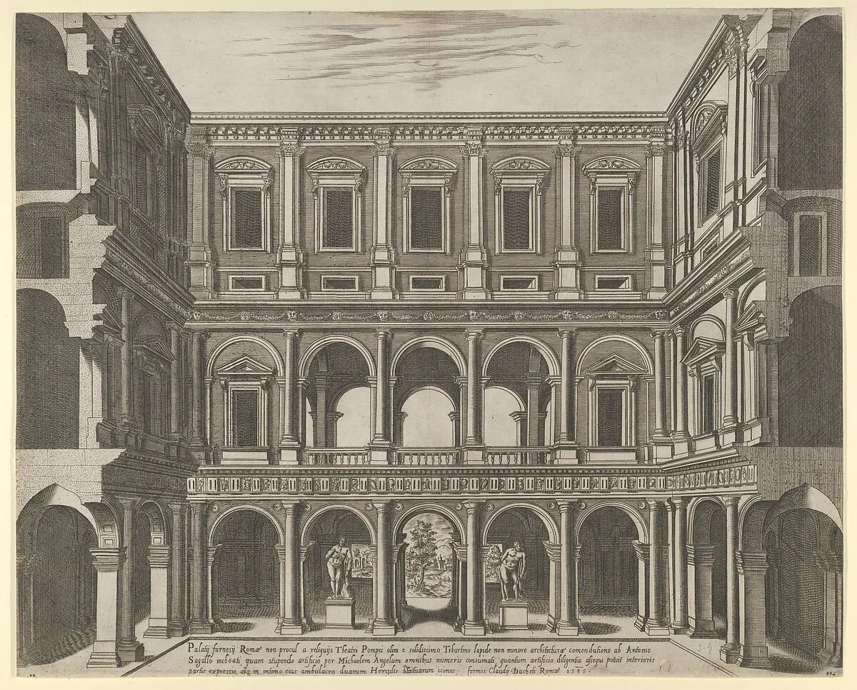 Speculum Romanae Magnificentiae: Farnese Palace Interior — Anonymous|Claudio Duchetti