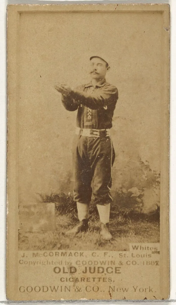 McCormack, Center Field, St. Louis Whites, from the Old Judge series (N172) for Old Judge Cigarettes — Goodwin & Company