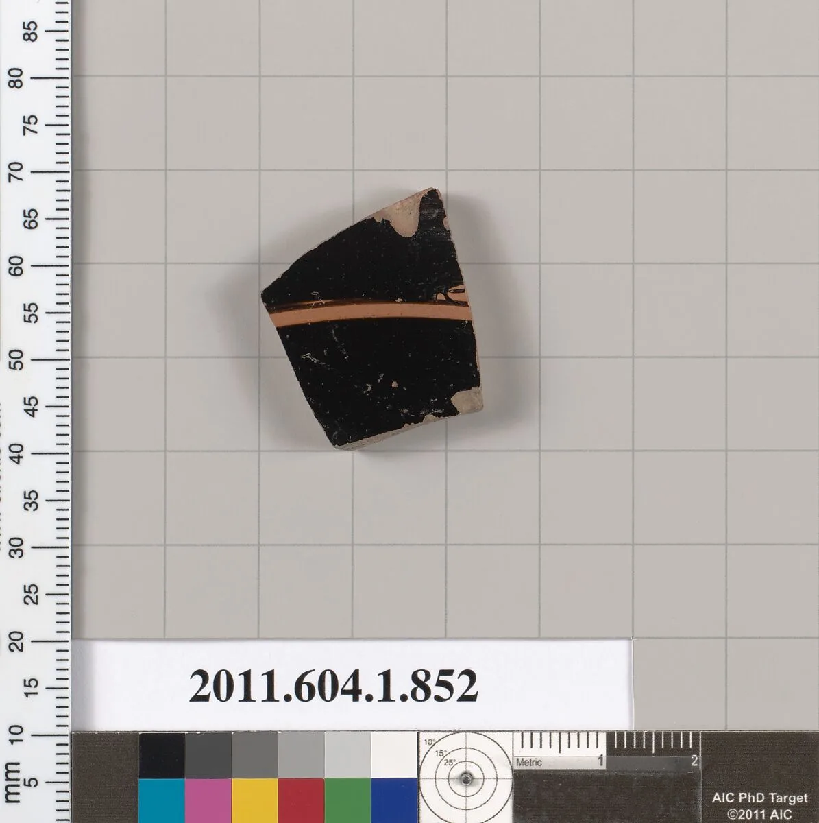 Terracotta fragment of a kylix (drinking cup) — Unknown