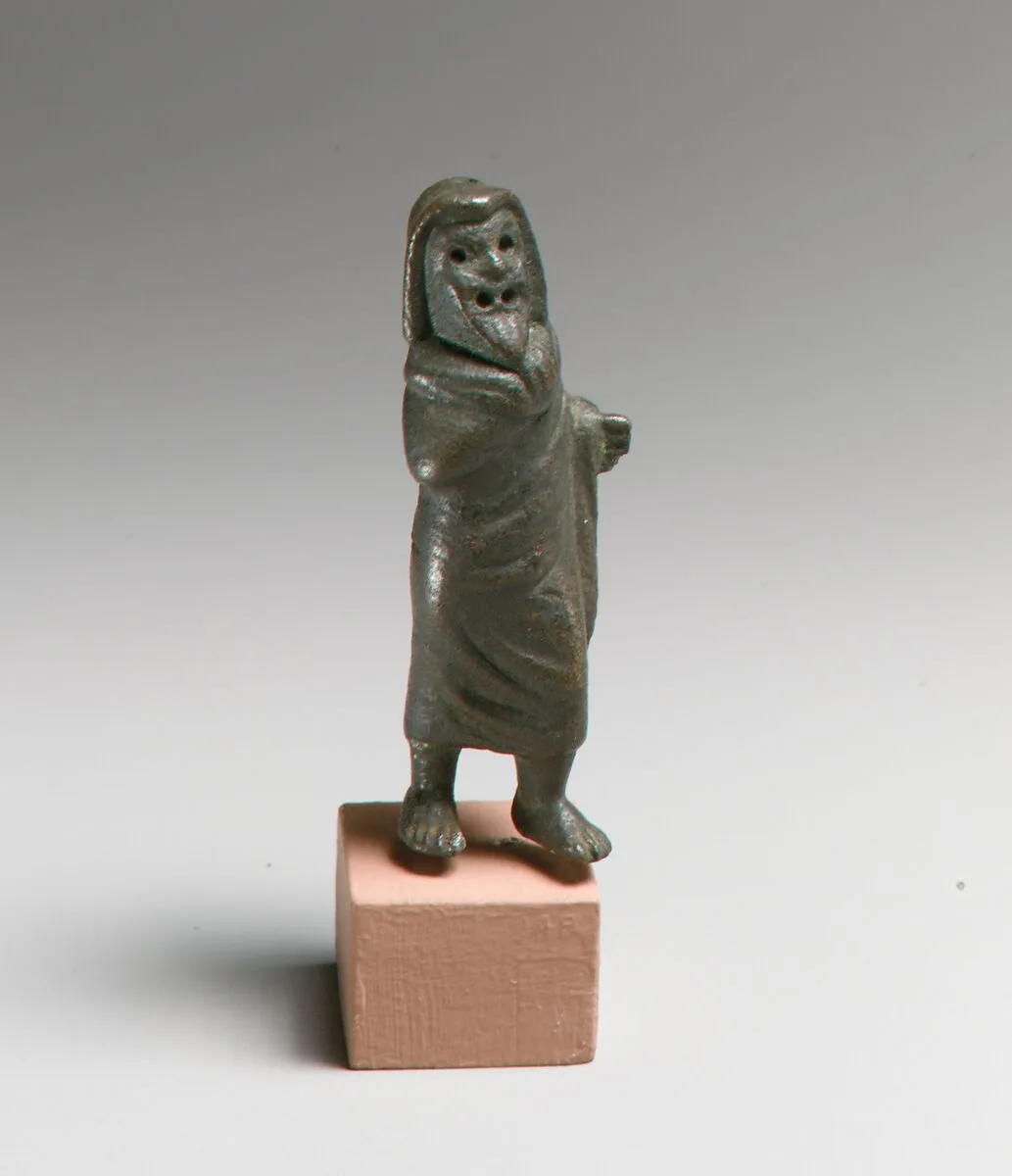 Bronze statuette of an actor — Unknown