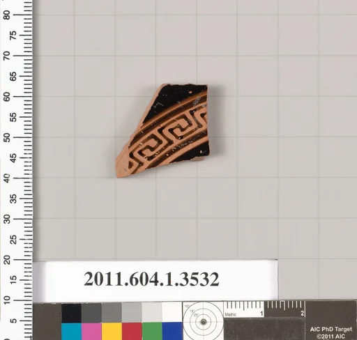 Terracotta fragment of a kylix (drinking cup)
