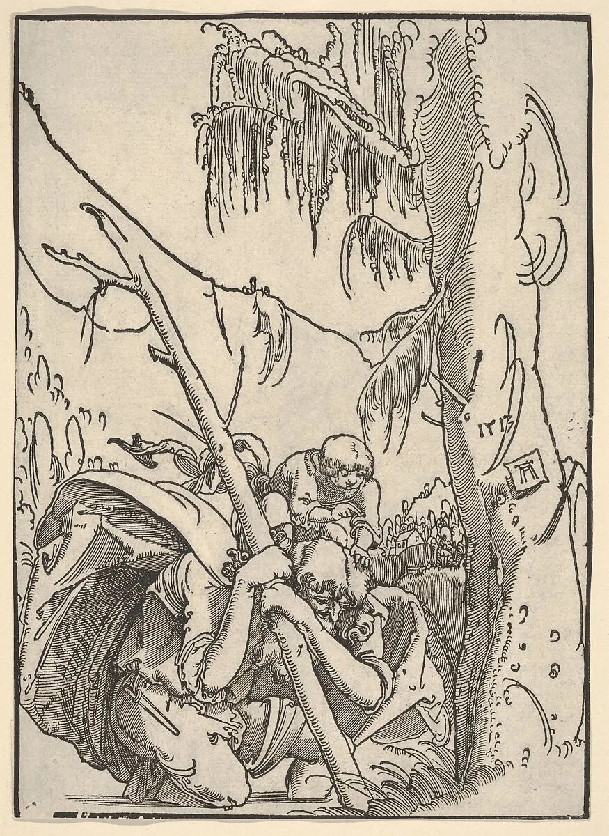 Saint Christopher Carrying the Infant Christ — Albrecht Altdorfer