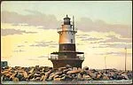 Sperry Light and Breakwater.  New Haven, Conn.