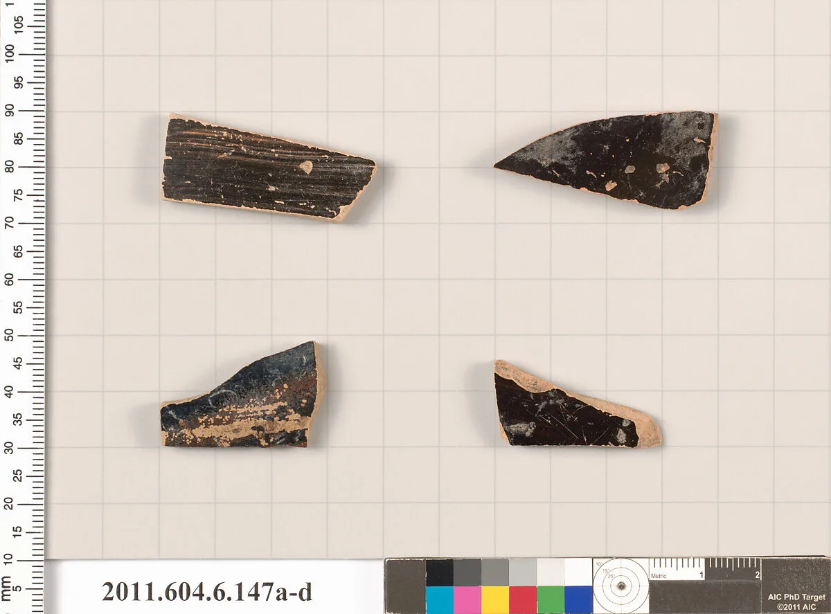 Terracotta fragments of open shapes — Unknown