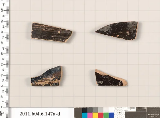 Terracotta fragments of open shapes