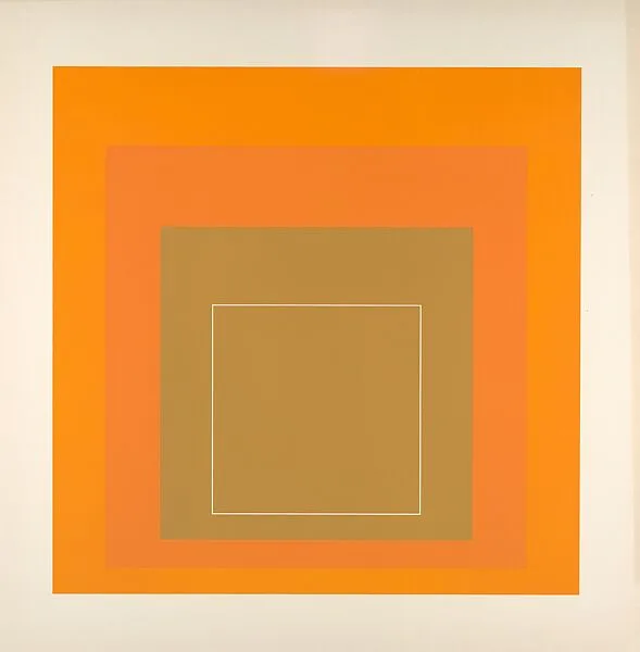 Proof for White Line Square series — Josef Albers|Gemini G.E.L.|Kenneth E. Tyler