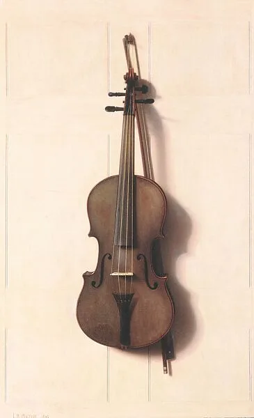 Violin and Bow — Jefferson D. Chalfant