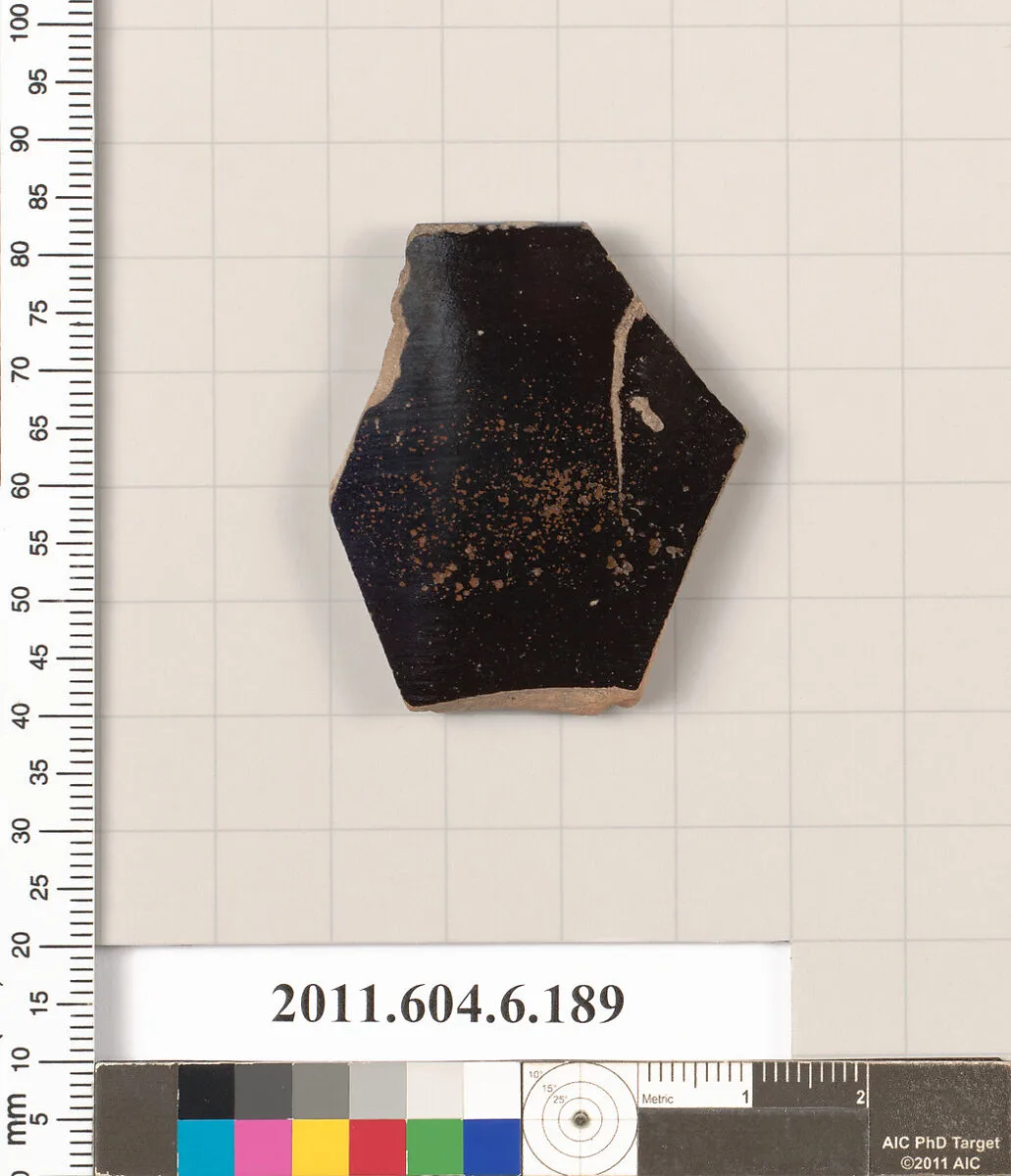Terracotta rim fragment of a skyphos (deep drinking cup) — Unknown