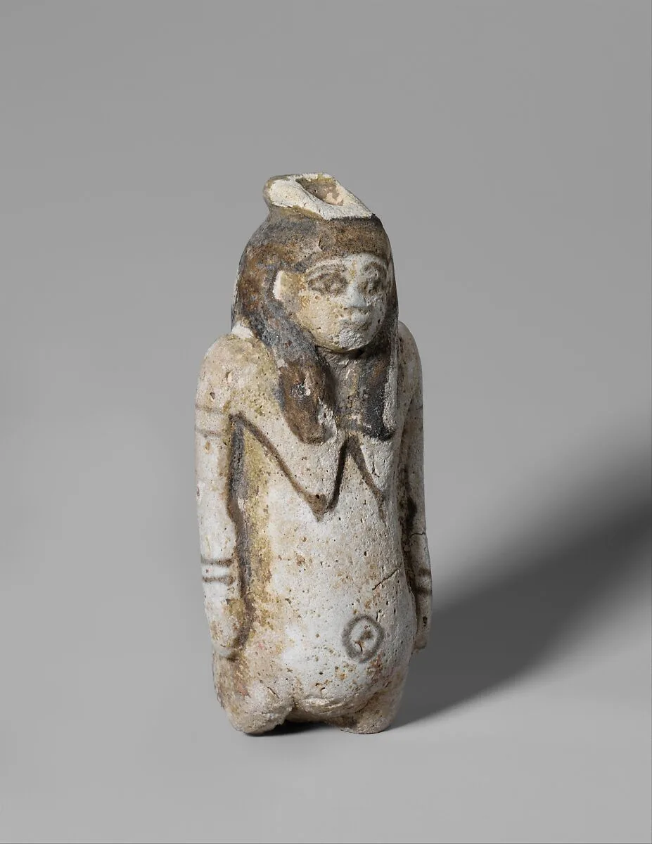 Figure vase in the form of Taweret with a human head — Unknown
