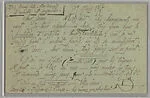 Documents concerning Parade: [Postcard from Satie to Cocteau (4)]