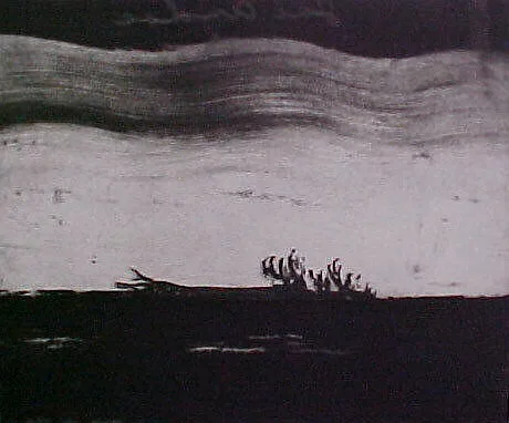 Portfolio of 6 Aquatints: Falling Tree — Joe Andoe