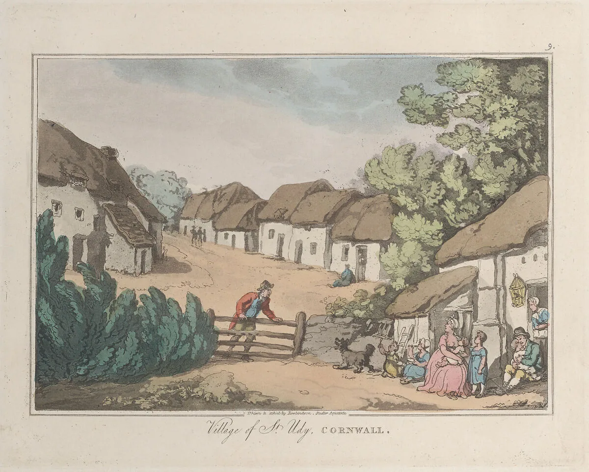 Village of St. Udy, Cornwall — Thomas Rowlandson|Joseph Constantine Stadler