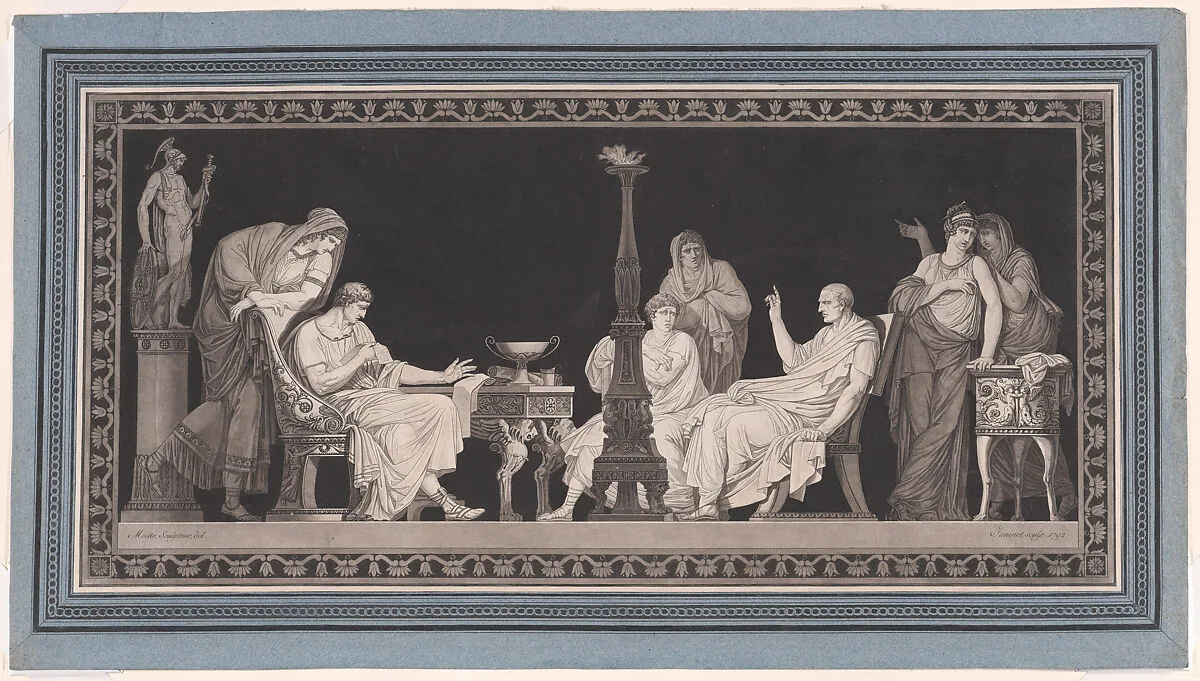 The Discovery of the Catilinarian Conspiracy — Jean François Janinet|Jean Guillaume Moitte
