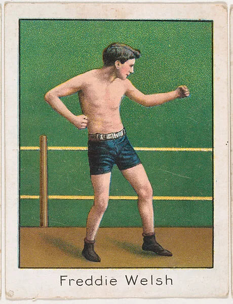 Freddie Welsh, from the Champion Athlete and Prize Fighter series (T220), issued by Mecca and Tolstoi Cigarettes — Tolstoi Cigarettes|Mecca Cigarettes