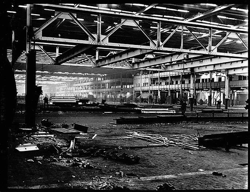 [Interior of Willow Run Plant, Ypsilanti, Michigan]