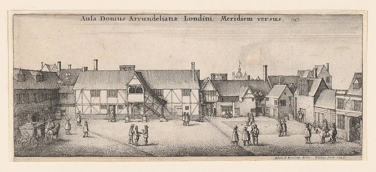 Arundel House from the South — Wenceslaus Hollar|Adam Alexius Bierling