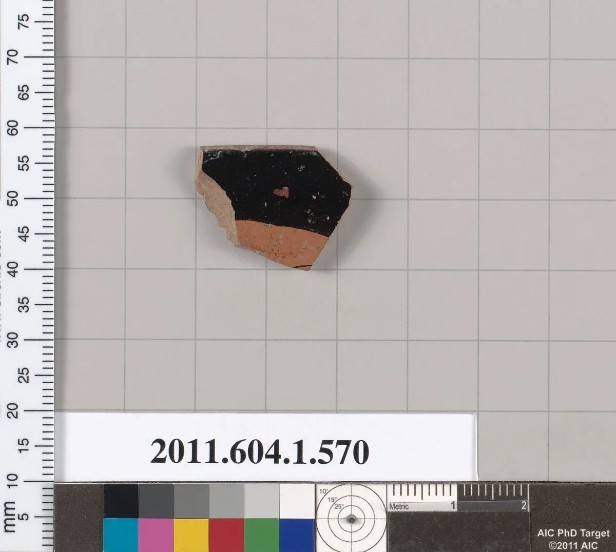 Terracotta rim fragment of a kylix (drinking cup) — Unknown
