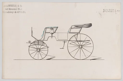 Design for 2 seat Phaeton, no. 3274a
