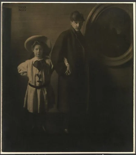 Alfred Stieglitz and His Daughter Katherine