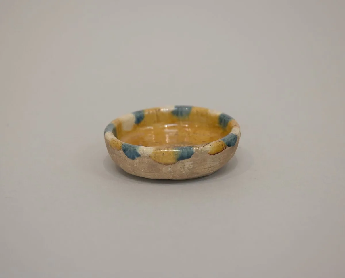 唐 三彩陶小盘|Minature dish — Unknown
