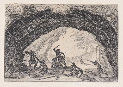 La Caverne de Brigands (The Cave of Thieves), from Les Caprices Series A, The Florence Set