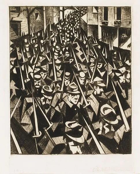 A Dawn 1914 — Christopher Richard Wynne Nevinson