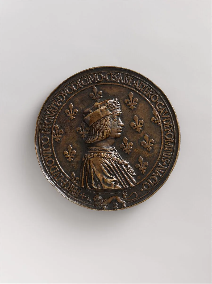 Medal Louis XII, King of France (r. 1498–15155), and Anne of Brittany (1476–1514) — Unknown