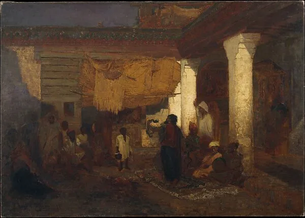 Snake Charmer at Tangier, Africa — Louis C. Tiffany