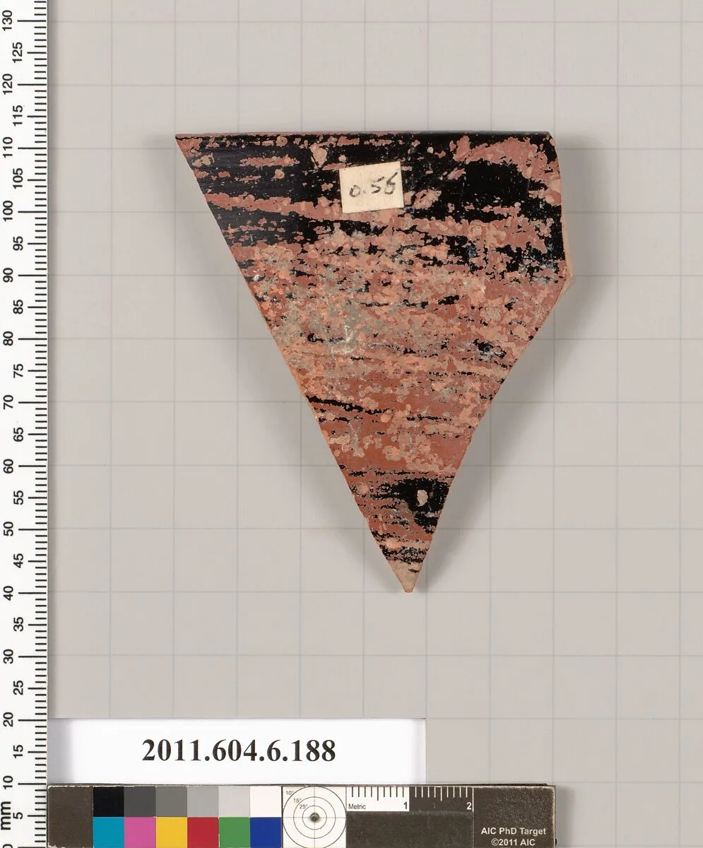 Terracotta rim fragment of a skyphos (deep drinking cup) — Unknown