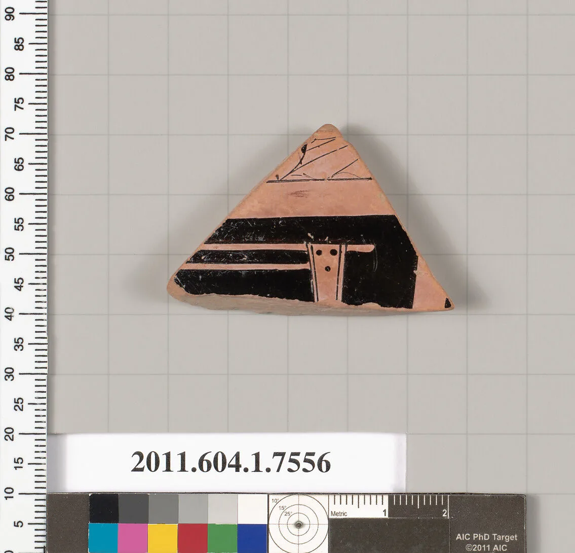 Terracotta fragment of a kylix (drinking cup) — Unknown