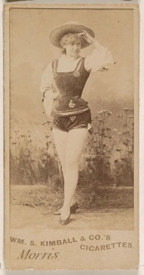 Miss Morris, from the Actresses series (N203) issued by Wm. S. Kimball & Co. — William S. Kimball & Company