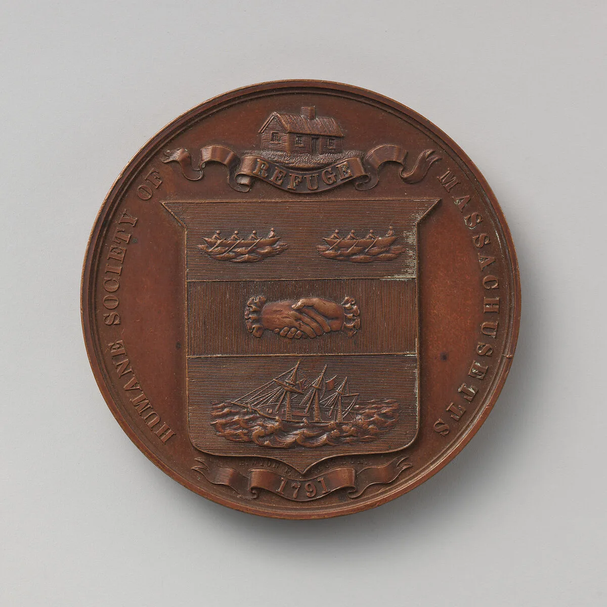Award of the Massachusetts Humane Society — Benjamin Wyon