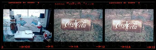 [35 Views of Signs Collected by Walker Evans and Copy Negatives of SX-70s]