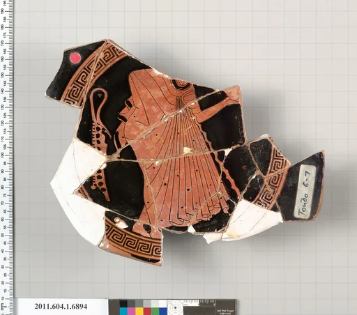 Terracotta fragment of a kylix (drinking cup)