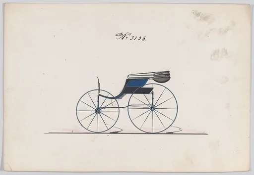 Design for Pony Phaeton, no. 3136