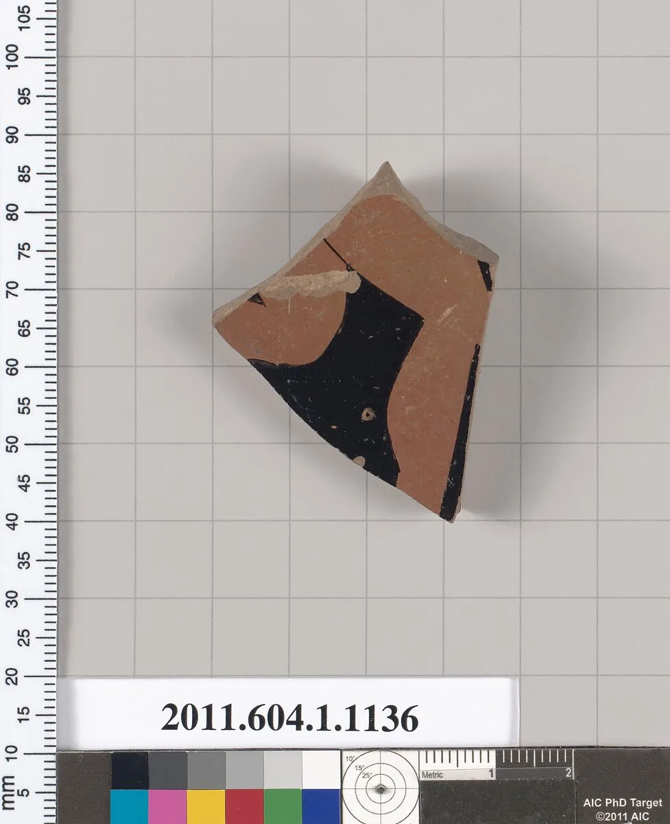 Terracotta fragment of a kylix (drinking cup) — Unknown