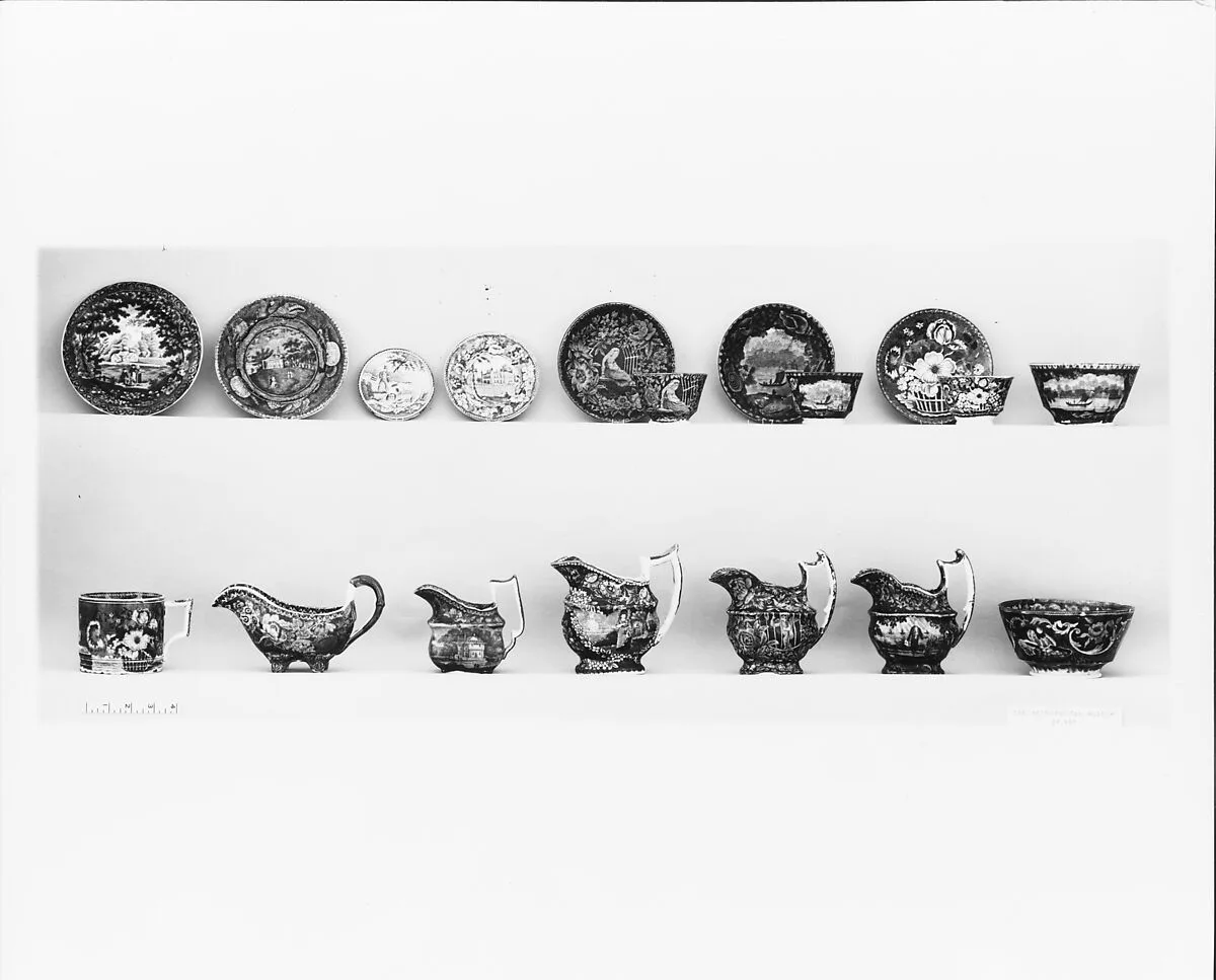 Cup plate — Enoch Wood & Sons