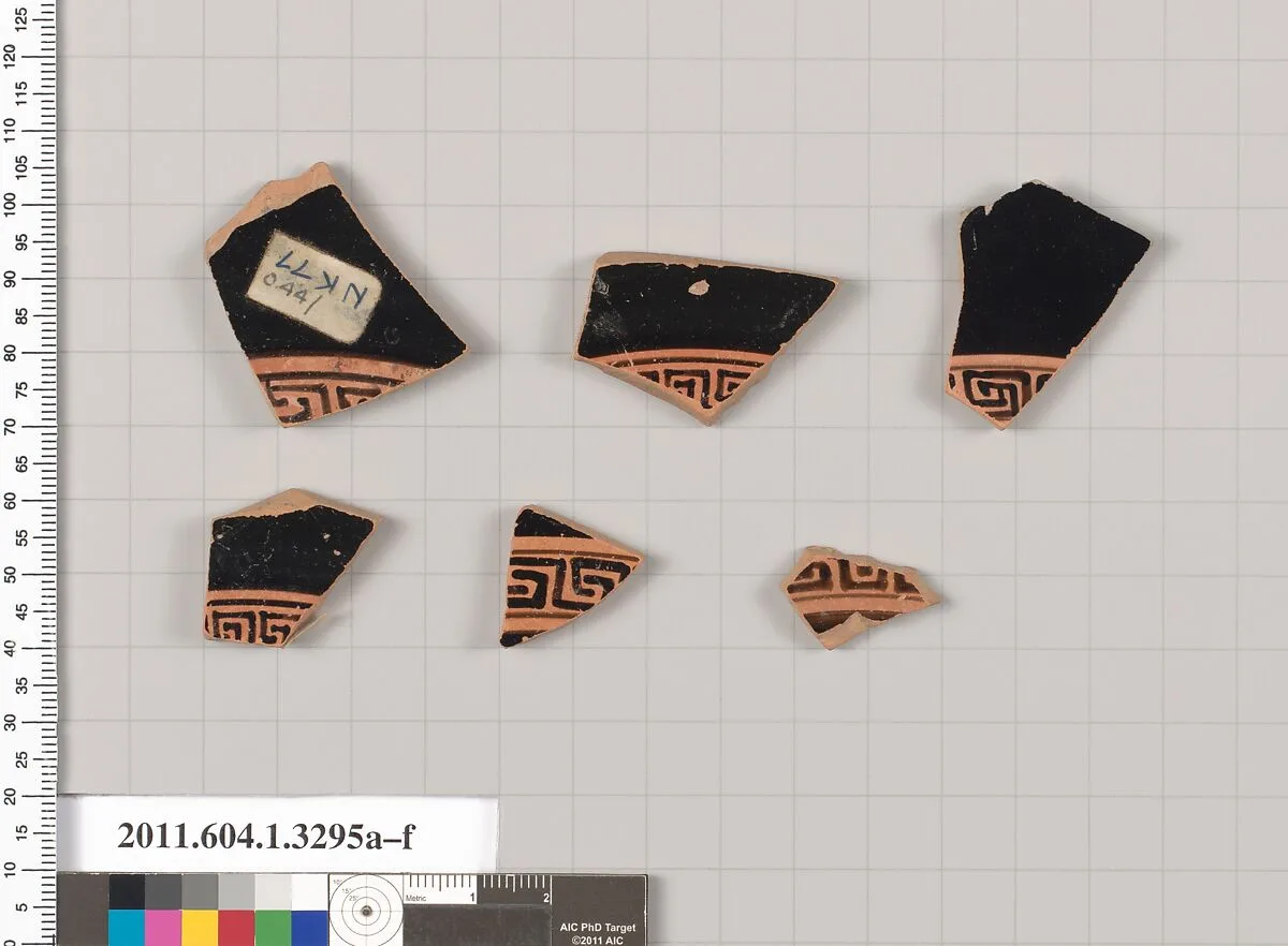 Terracotta fragments of kylikes (drinking cups) — Unknown