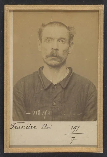 Francier. Éloi. 41 ans, né le 28/10/53 à Resson-le-Long (Aisne). Ébéniste. Anarchiste. 22/5/94.