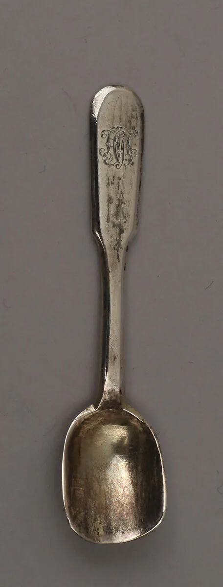 Salt spoon — M. B.