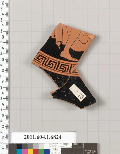 Terracotta fragment of a kylix (drinking cup)