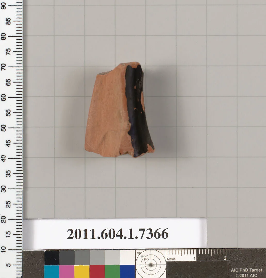 Terracotta fragment of a kylix (drinking cup) — Unknown