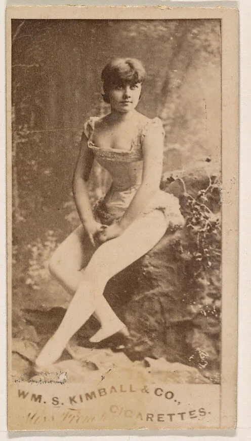Miss French, from the Actresses series (N203) issued by Wm. S. Kimball & Co. — William S. Kimball & Company